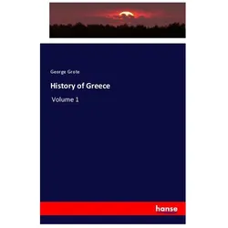 History of Greece, Fachbücher von George Grote