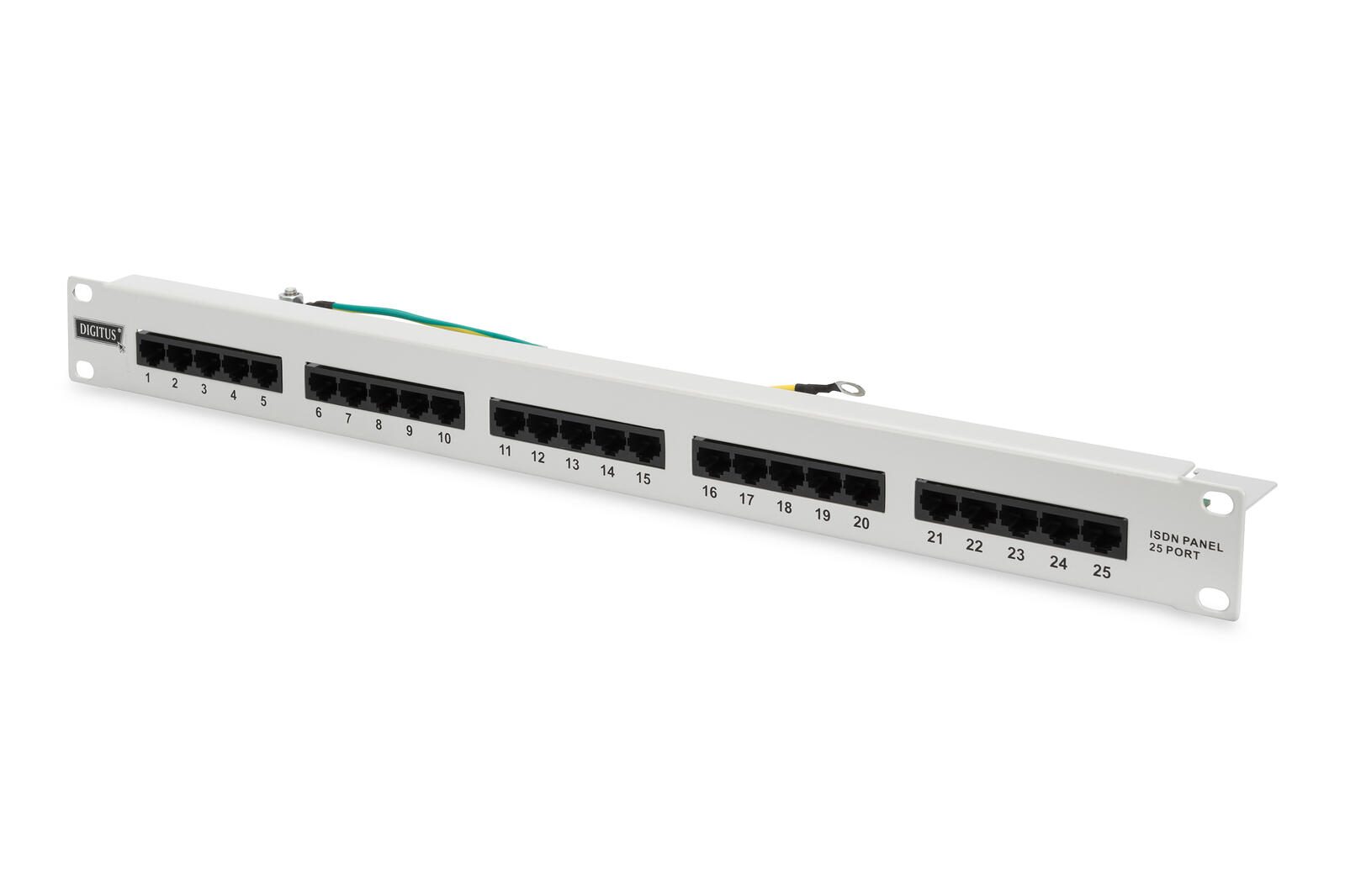 Digitus CAT 3 ISDN Patch Panel, ungeschirmt DN-91325-1