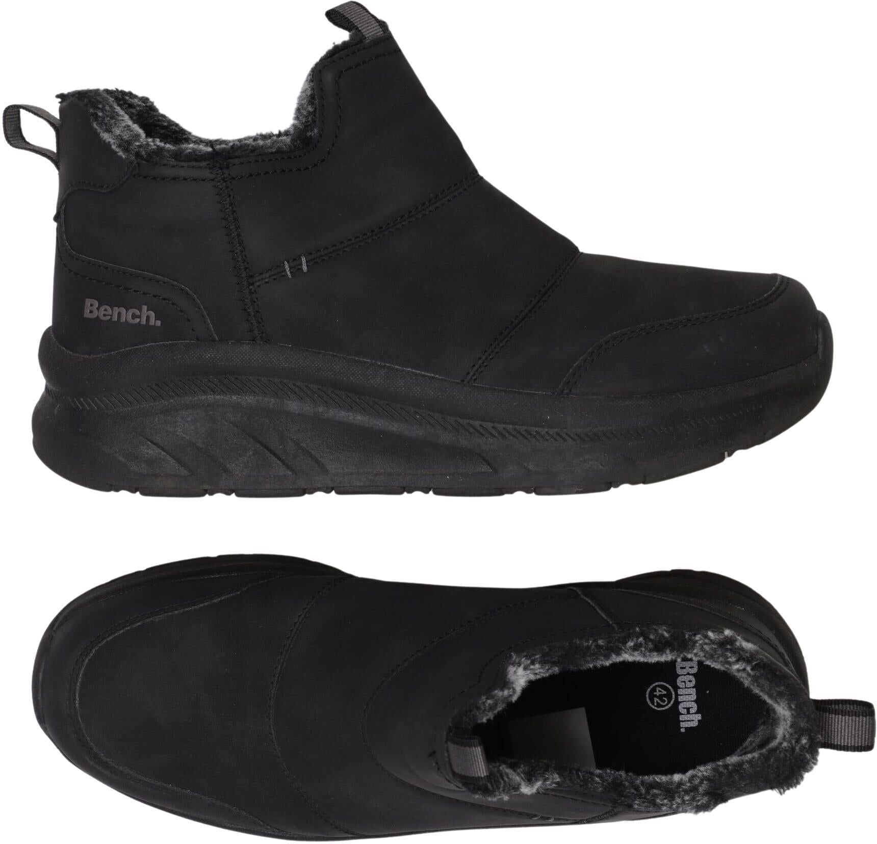 Bench. Herren Stiefel, Schwarz, Gr. EU 42, Kunstleder - Second Hand