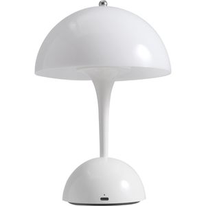 Rolf-Kern Tischlampe Stil, weiß, LED, warmweiß, für außen (IP44), mit Touchdimmer, mit Akku