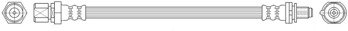 K&K FT0157 Brake hose