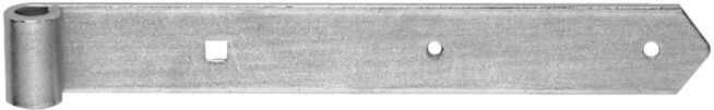 POLLMANN Charnière de portail bout pointu pour axe 13 mm, 400 mm, fer galvanisé (1064001)
