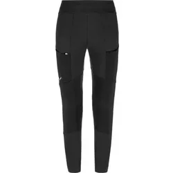 SALEWA Damen Tight PUEZ DRY RESP W CARGO TIGHTS, Größe 40 in Schwarz Schwarz
