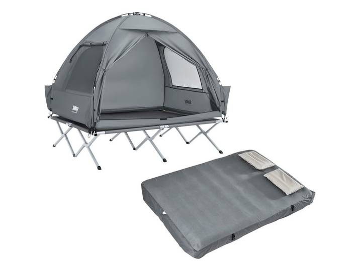 CAMPINGBETT mit Zelt und aufblasbarer Matratze OGS32-II-L-HG-TP