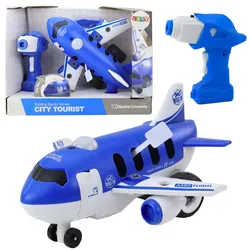 Ferngesteuerter Schraubendreher RC Flugzeug Blau 2in1