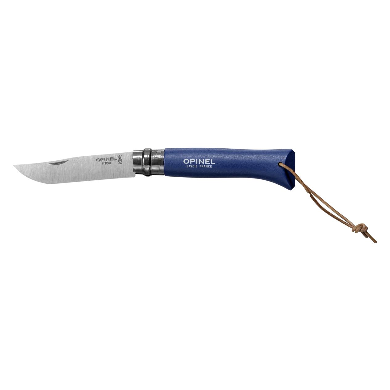 Opinel Taschenmesser No. 08 inkl. Kunstlederetu (8.50 cm) (001891)