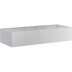 vidaXL Pflanzkübel 200x80x40 cm Verzinkter Stahl