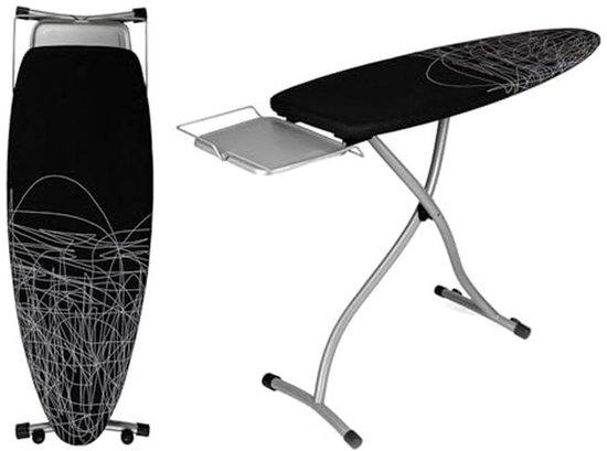 Bügeltisch verstellbar mit rutschfesten Füßen und Bodenpolstern - 130 x 47 cm