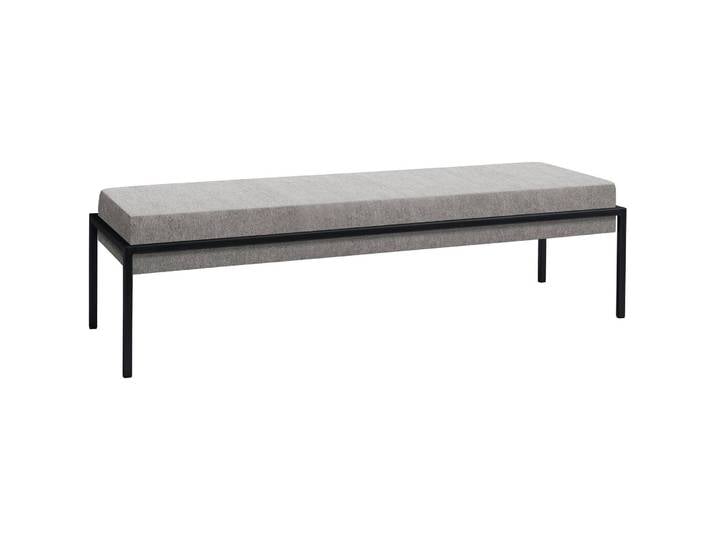 Hasena Bank Pato Light Grey Stoff B 144 H 38 cm - Bank