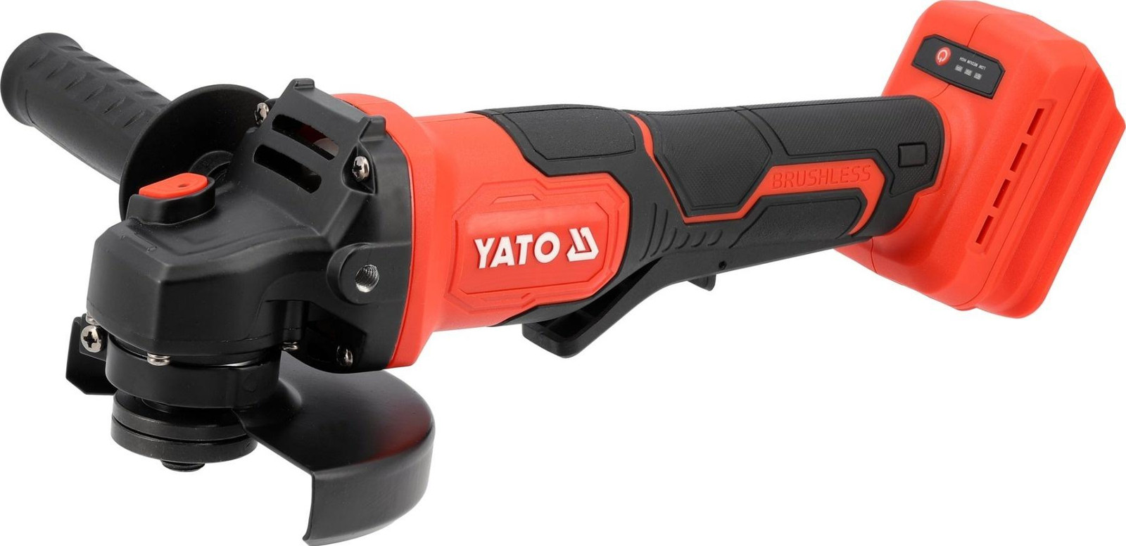 YATO Haakse slijpmachine 125mm, 18V, borstelloos met soft start, zonder accu
