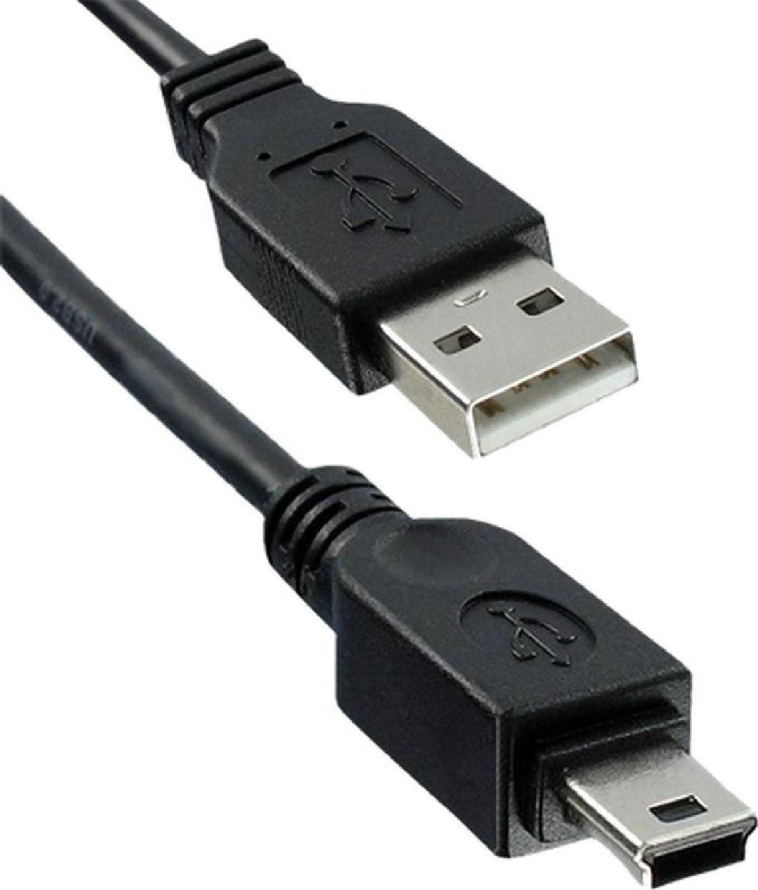 Nedis CCGP60300BK50 USB 2.0 Kabel USB A naar Mini-USB A, 5 meter, Zwart
