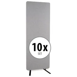 Pronomic DiviRoom-162 GY Raumtrenner 10x Set