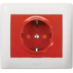 Legrand 771029 Steckdose (SK) verwechslungssicher Galea rot