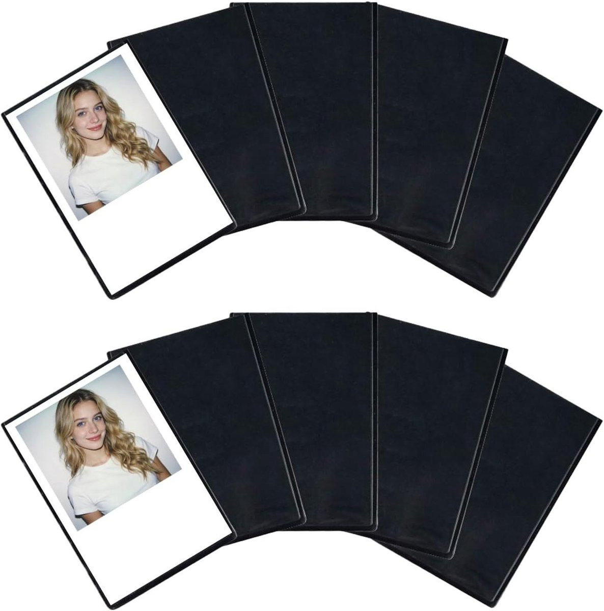 Magnetische fotolijsten voor de koelkast - Mini fotolijsten - Zwart - 93 x 63 cm