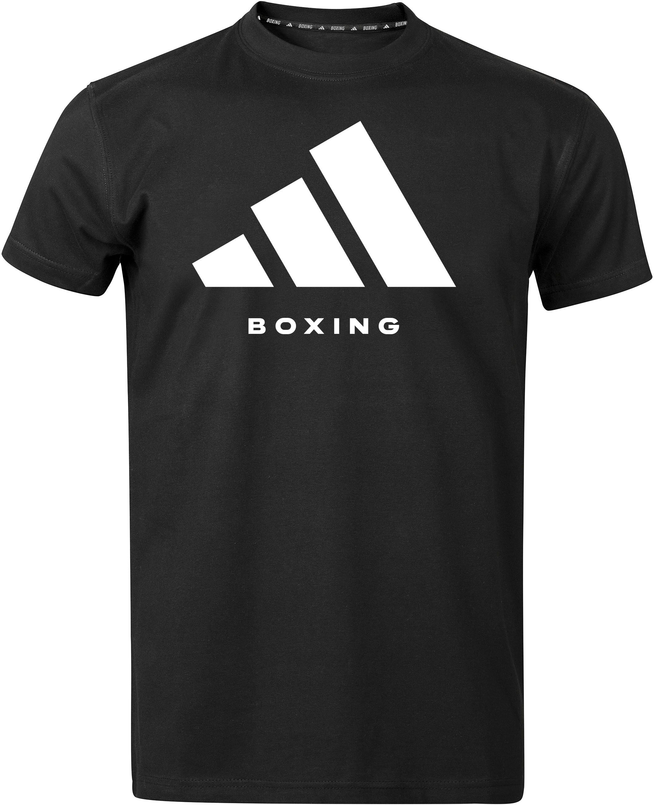 T-Shirt ADIDAS PERFORMANCE "Community T-Shirt Boxing" Gr. XL, schwarz, Shirts, Herren, XL, Obermaterial: 100% Baumwolle, T-Shirt schwarz XL