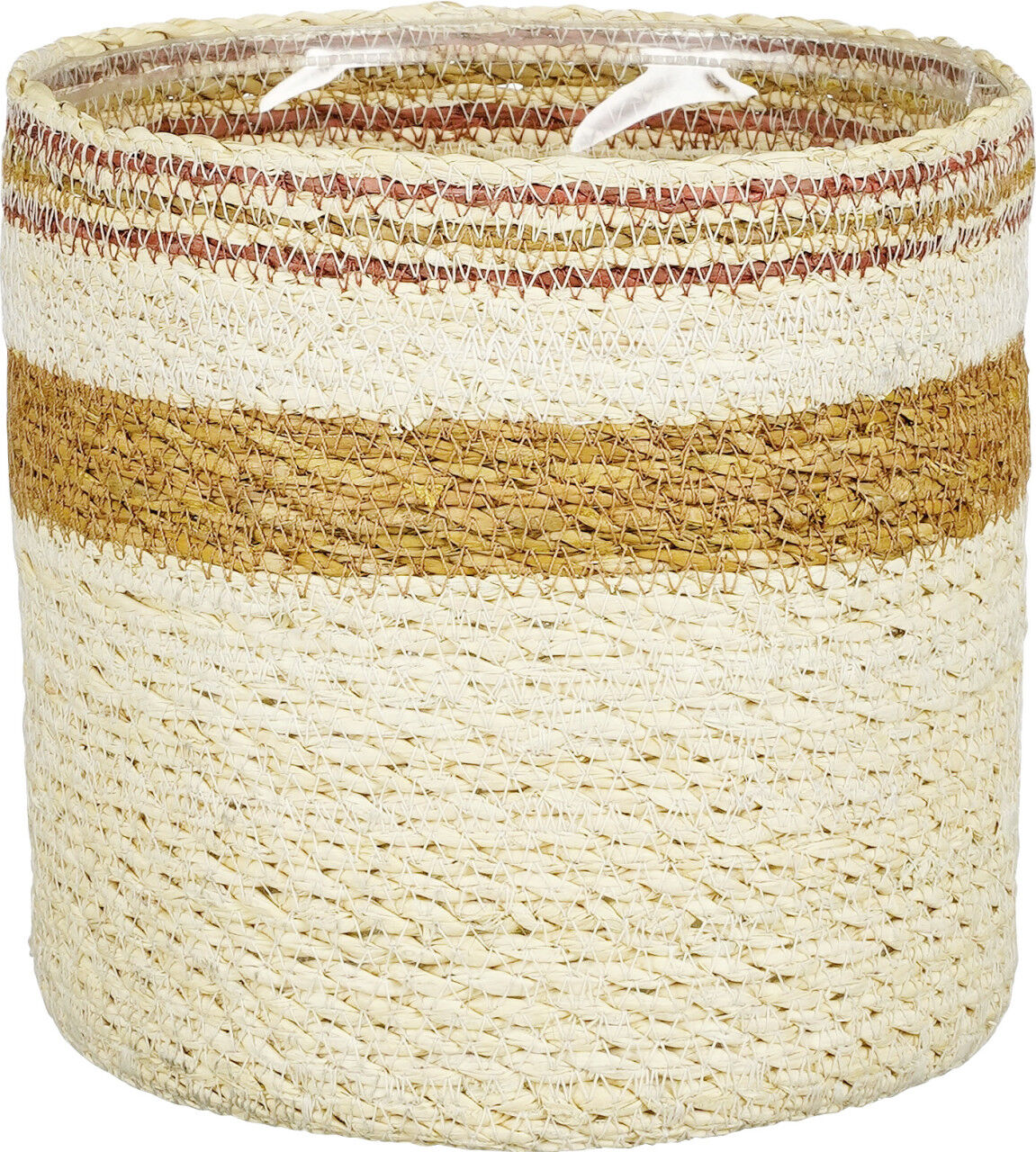 Mica Decorations Mica Übertopf Korb Jameson Ø 20 x 20 cm Seegras gelb
