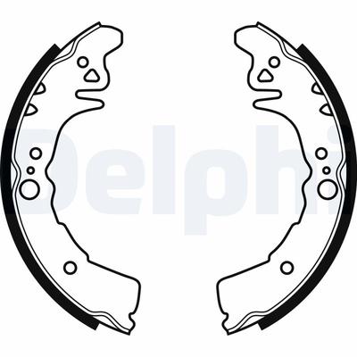 DELPHI Bremsbackensatz ls1937 für DAIHATSU