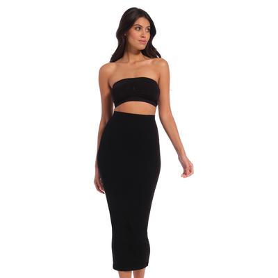 Unterrock MAGIC BODYFASHION, Damen, Gr. XXL, schwarz, Mikrofaser, Obermaterial: 92% Polyamid, 8% Elasthan, lang, Röcke Unterrock, Nahtlose Verarbeitung für einen unsichtbaren Look