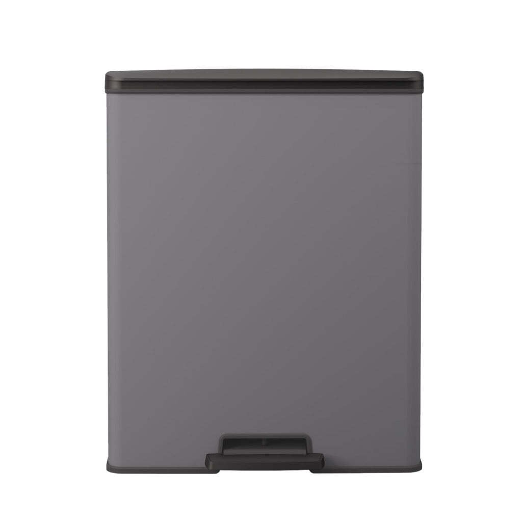 Curver prullenbak 65 liter rechthoekig cool grey