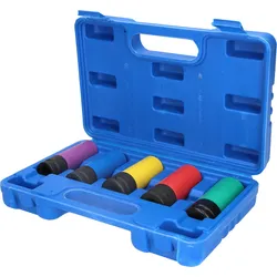 Brilliant Tools 1/2" Alu-Felgen-Kraft-Stecknuss-Satz, 5-tlg - BT691010