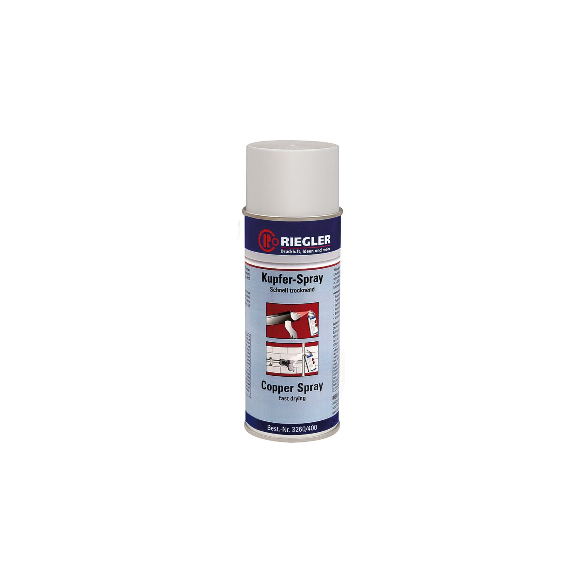 Riegler Kupfer-Spray, Temperatur max. 300 °C, 400 ml (3260/400)