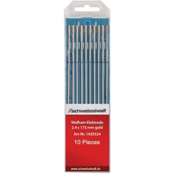 Schweisskraft, Schweissgerät Zubehör, Wolframelektroden WL 15 gold (1,5% Lanthan LaO2) 3,2 x 175 mm