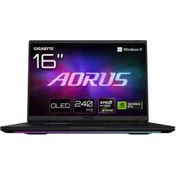 GigaByte Aorus Master 16 AMD Ryzen 9 9955HX3D Gaming Notebook 40,6 cm (16")
