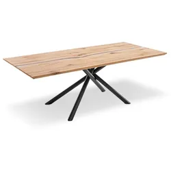 bert plantagie Esstisch Maas 180 x 100 cm Holz Braun Eiche