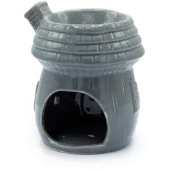 Mushroom House Oil Burner - Grey