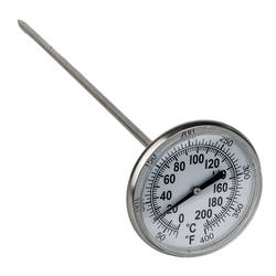 KS Tools 150.1963 Thermometer, 0-200°C/0-400°F, L =210mm