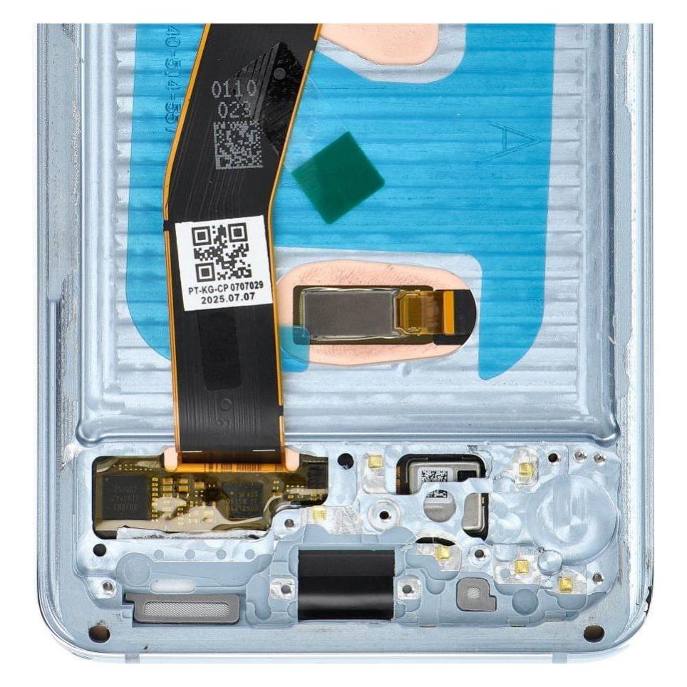 OEM LCD display! LCD Display for SAMSUNG S20 4G Blue SOFT OLED with frame (Display) (60829092)