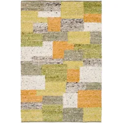 Paulig Teppiche Webteppich Salsa Swing PW 170 x 240 cm Schurwolle Grün