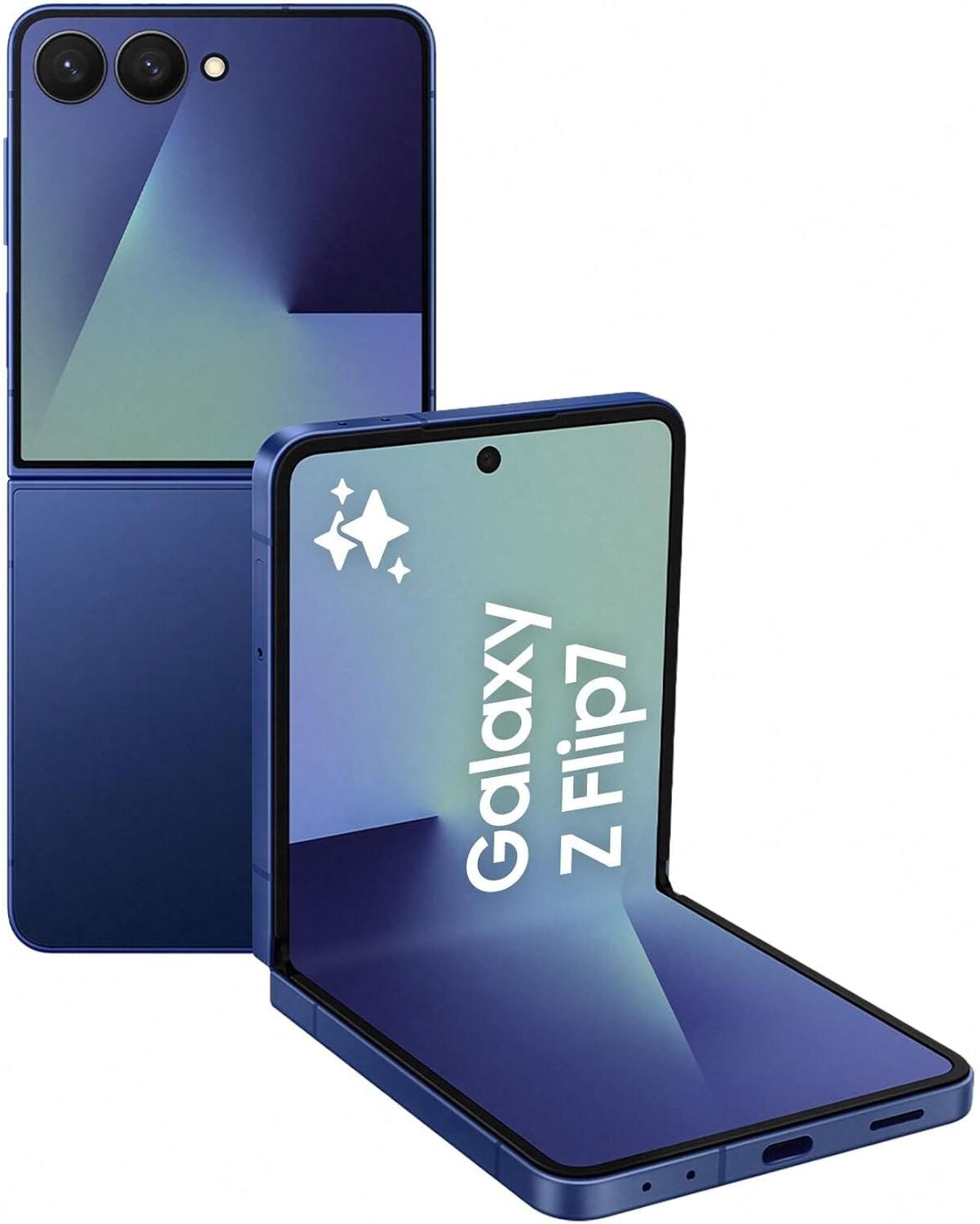 SAMSUNG Galaxy Z Flip7 256GB 12GB Blue Shadow SIM-Free Unlocked Mobile Phone, Used - Very Good