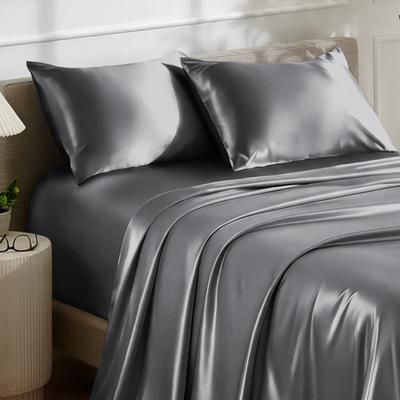 Bare Home Poly Satin Sheet Set