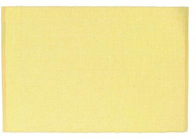 IH Casa Decor Chambray Ribbed Placemat (Yellow) - Set of 12