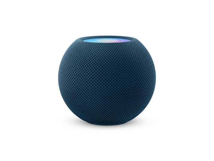 Apple HomePod mini, Apple Siri, Rond, Bleu, Plage complète, Tactile, Apple Music, TuneIn MJ2C3F/A