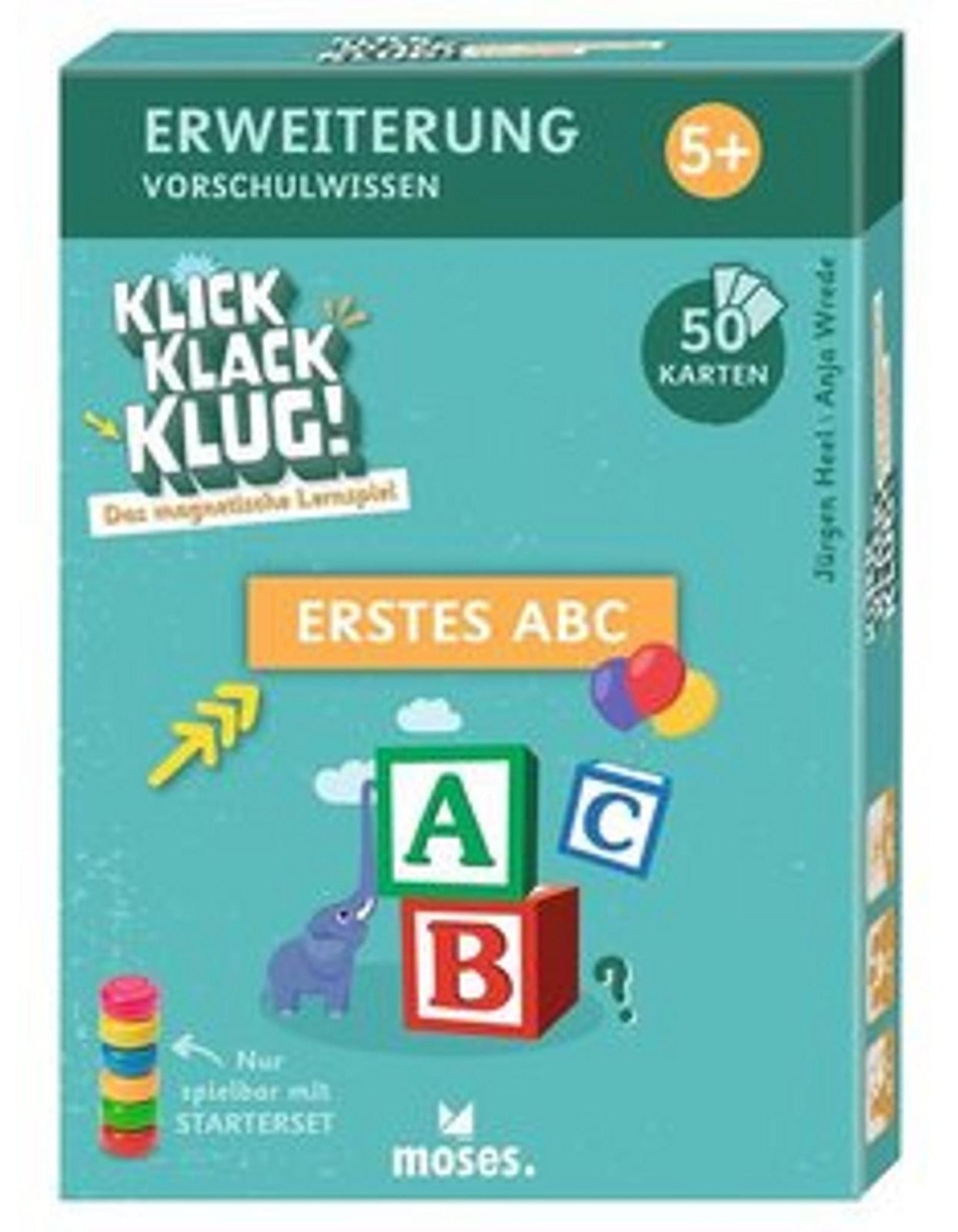 Moses Kinderbuchverlag Klick Klack Klug Eerste leerpakket met speelkaarten
