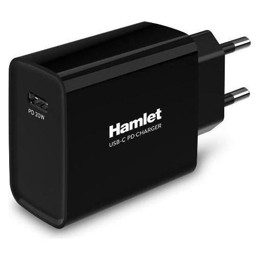 Hamlet XPWCU120PD Ladegerät für mobile Geräte Schwarz Indoor (20 W, 1 Port) (XPWCU120PD)