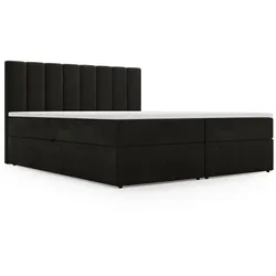 BOXBETT Mocca 140x200 Dunkelgrau