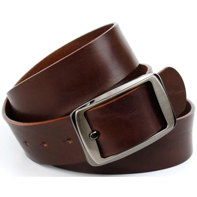 Ledergürtel ANTHONI CROWN, Damen, Gr. 105, braun, Leder, unifarben, Gürtel Ledergürtel, pflanzlich gegerbtes Leder