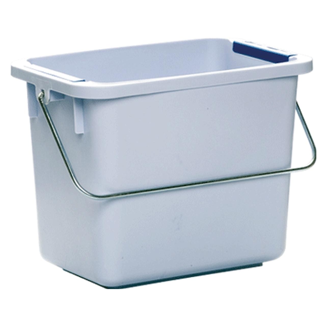 Vileda Spand Inventar 6 ltr med 2x4 farveclips,1 stk (1 Stk.) (4023103118423)