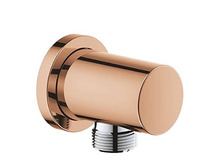 Grohe Rainshower wandaansluitbocht m. ronde rozet warm sunset