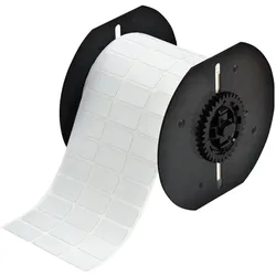 Brady, Etikettenrolle, B33-5-486, metallisierter Polyester, Hellgrau, matt, 25.40 x 12.70 mm, extra stark haftend (85.09 mm)