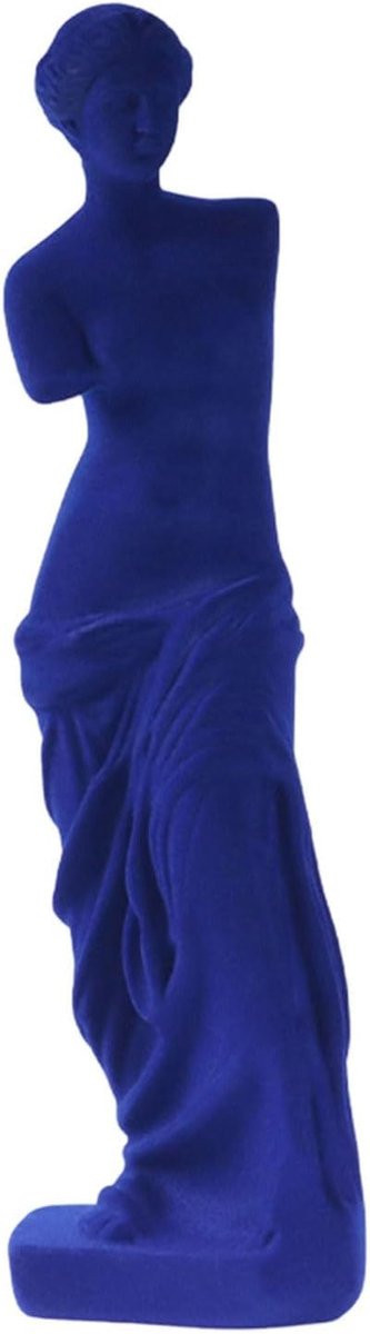 Blauwe Griekse sculptuur met mythologisch ontwerp, Hoogte: 282 cm