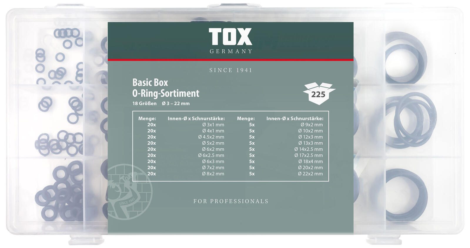 TOX Basic Box O-Ring-Sortiment 09490209
