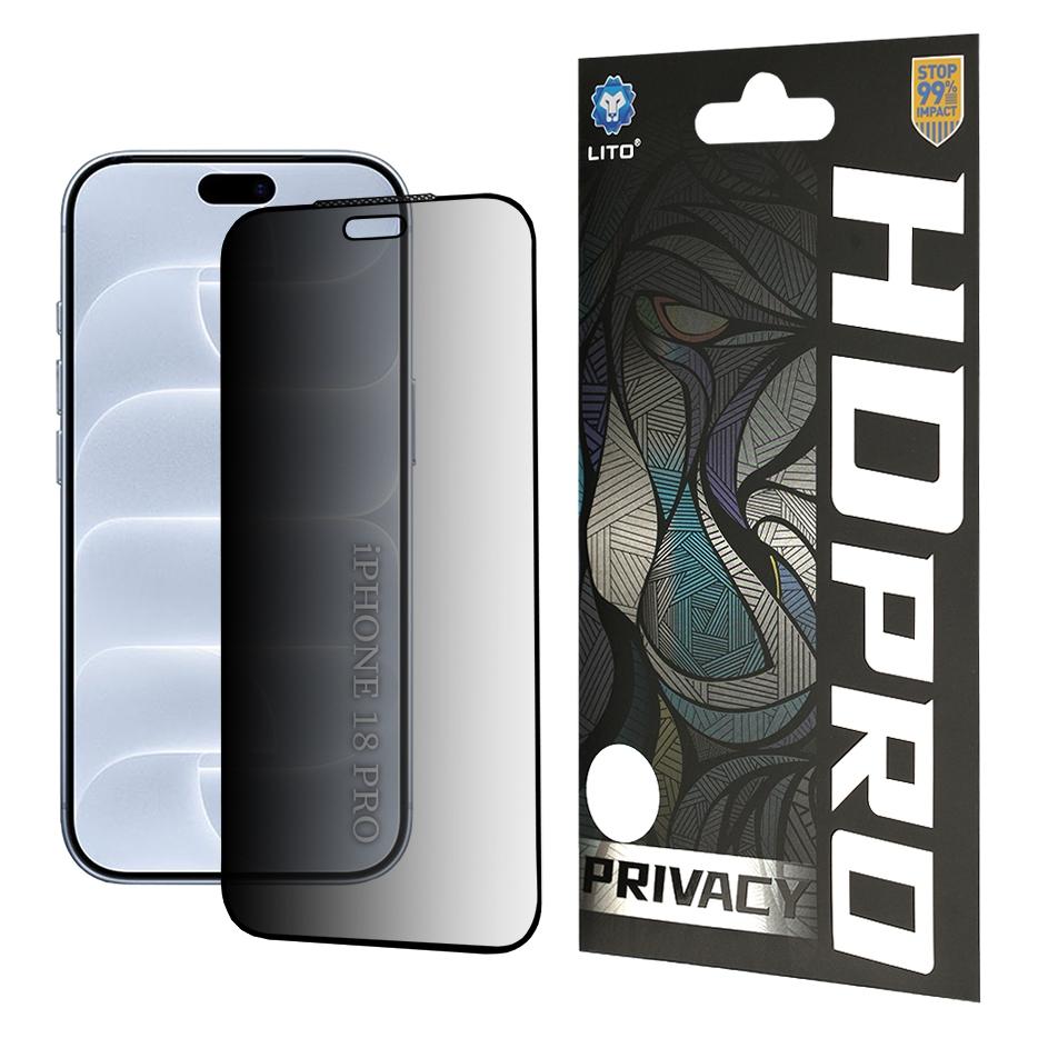 Lito - HD Pro Privacy - iPhone 18 Pro - Black (Apple iPhone 18 Pro) (71762955)