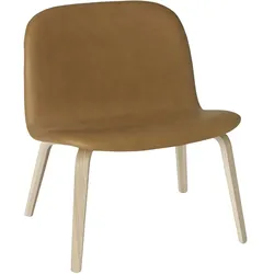 Muuto Visu Lounge Chair, refine leder cognac / eiche natur