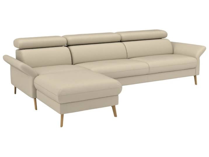 Ecksofa Mars - Lounge Links UrbanDesign / Farbe: Beige / Bezugsmaterial: Stoff