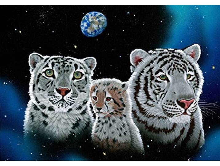 Grafika puzzel Schim Schimmel - Gentle Family - 2000 stukjes