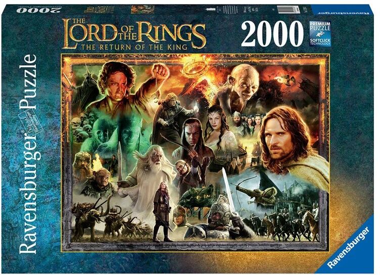 Ravensburger Puzzle 2000 pièces - Le Retour du roi / Le Seigneur des anneaux